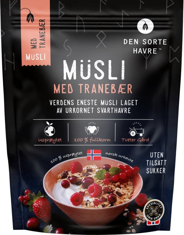 Musli Lett Ristet m/Tranebær 400g Dsh