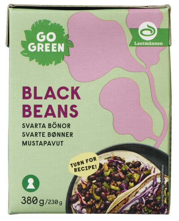 Bønner Svarte 380g Gogreen