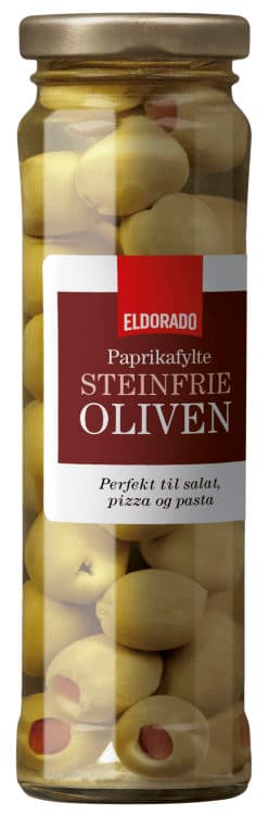 Oliven m/Paprika 140g Eldorado