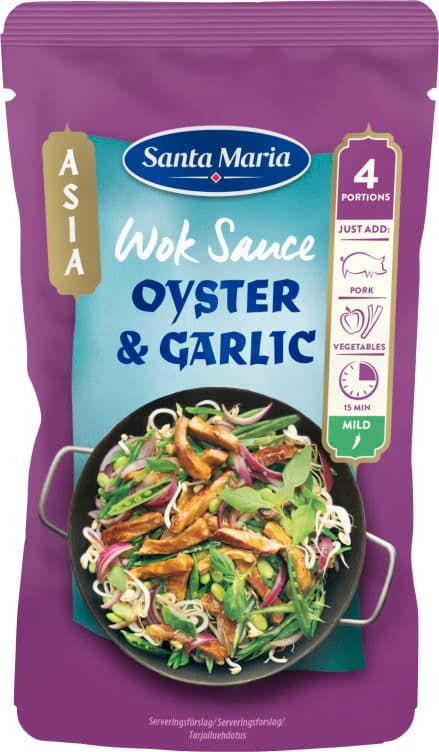 Asian Wok Oyster&Garlic 150g St.Maria