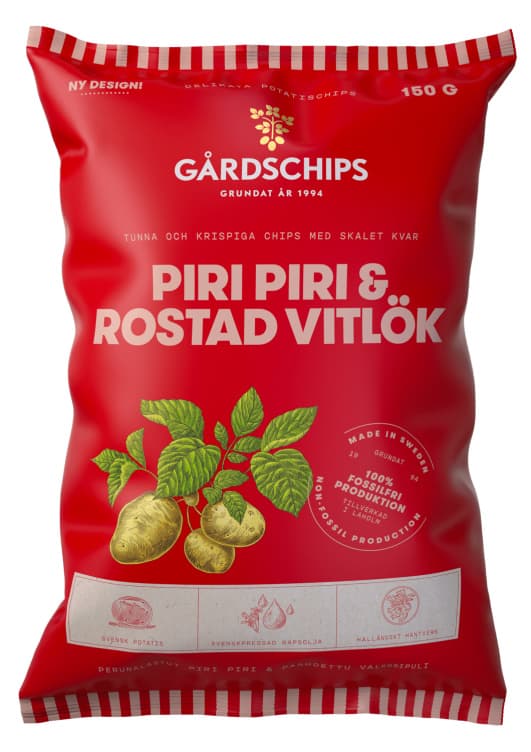 Potetchips Piri Piri