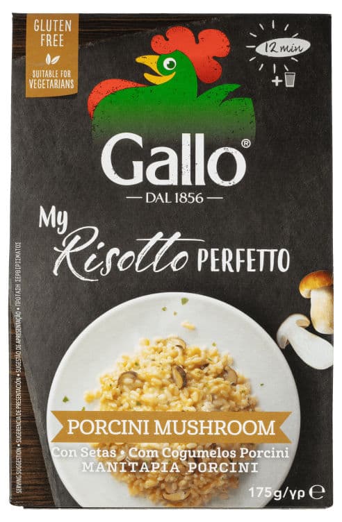 Risotto Pronto Porcini Sopp 175g Gallo