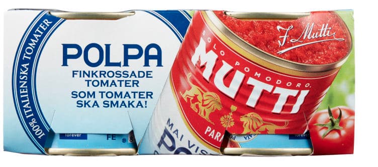 Tomat Crushed 2x210g Mutti