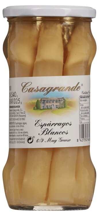 Asparges Hvit 540g Casagrande
