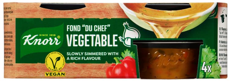 Fond Du Chef Grønnsak 4x28g Knorr