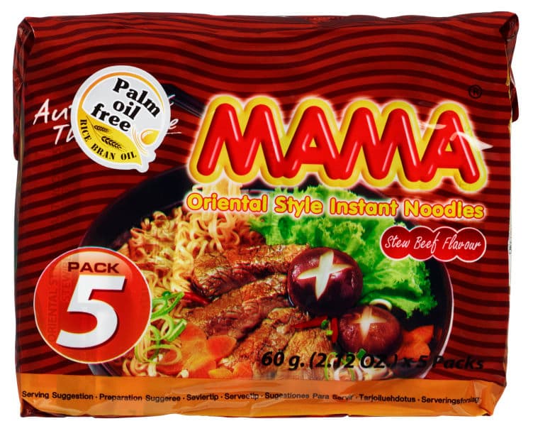 Nudler Biff m/Risolje 5x55g Mama