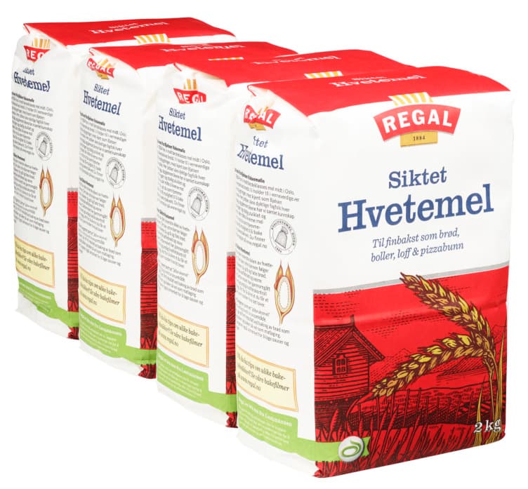 Siktet Hvetemel 4x2kg