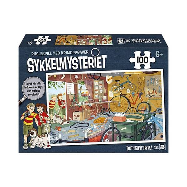 Puslespill Sykkelmysteriet - Detektivbyrå Nr.2