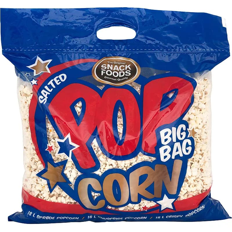 Popcorn 18 liter ferdigpoppet