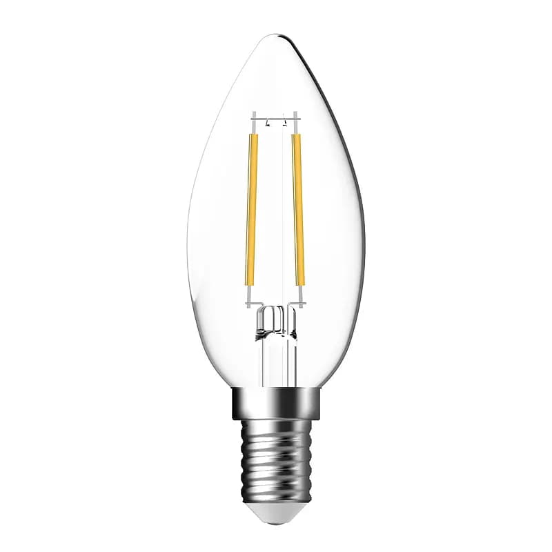 Lyspære LED 250 lm 3-pk mignon klar E14 C35 E+
