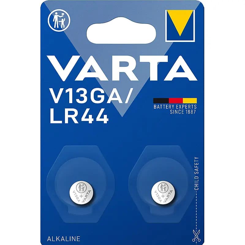 Knappcellebatteri 2-Pk V13GA/LR44 Varta