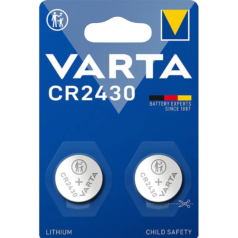 Knappcellebatteri 2-Pk CR2430 Varta