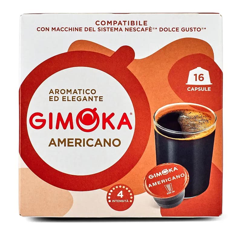 Kaffekapsler 16-pk, Gimoka, Americano