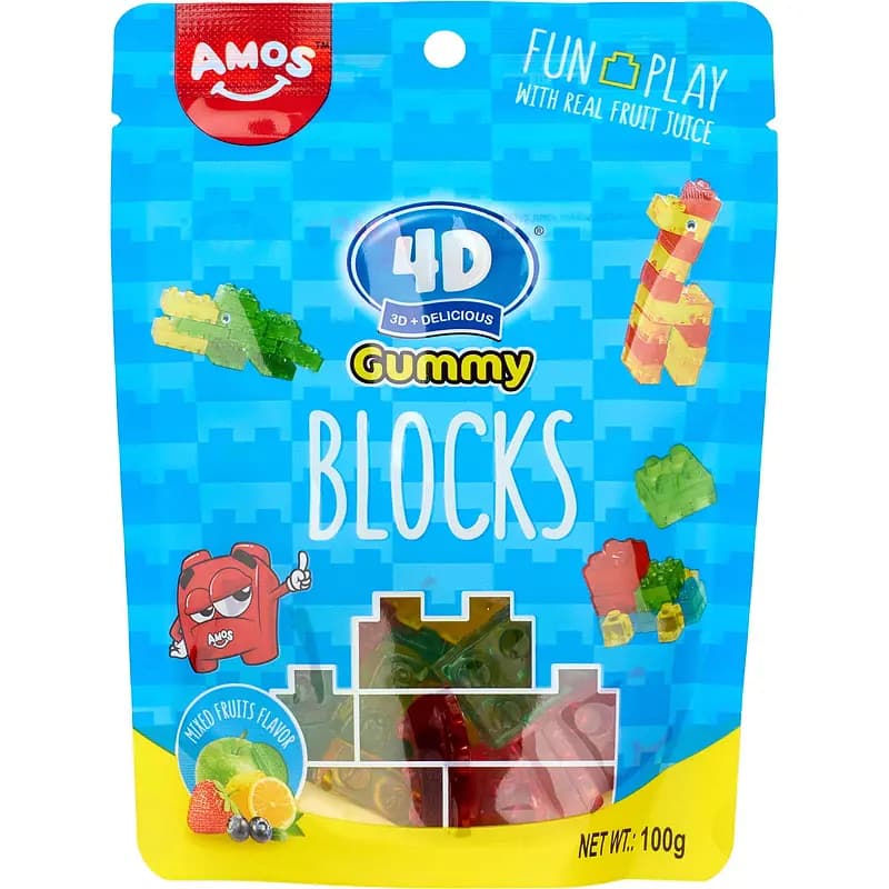 Gummy blocks 100 g 4D