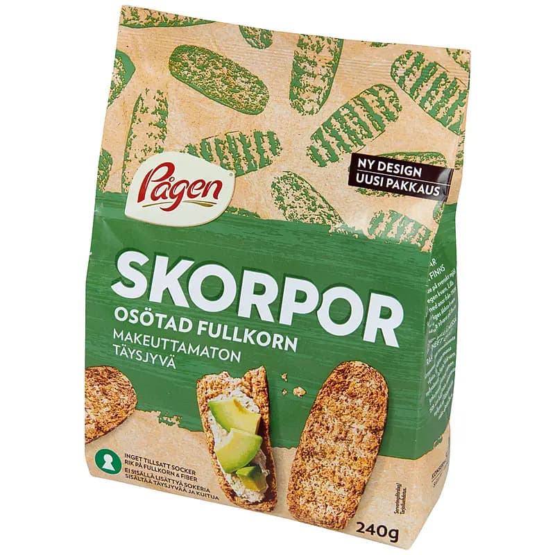 Skorpor 240 g fullkorn