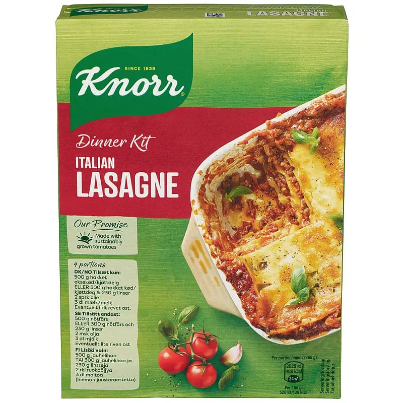 Lasagne 262 g Knorr