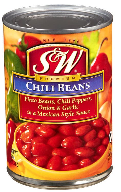 CHILI BØNNER 439G S&W