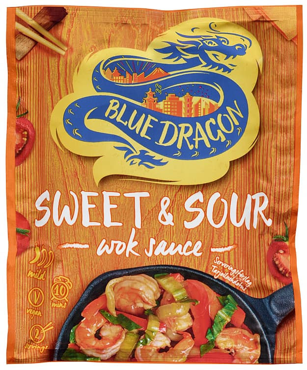 WOKSAUS SWEET & SOUR 120 g Blue Dragon