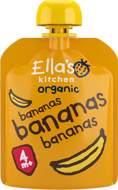 ELLAS BANANAS 70 g 4 mnd økologisk