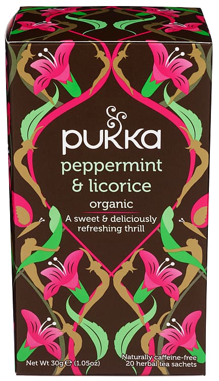 PEPPERMINT &LICORICE URTETE 20POS PUKKA