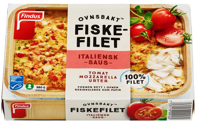 FINDUS OVNSBAKT FISK 380 g Italiensk