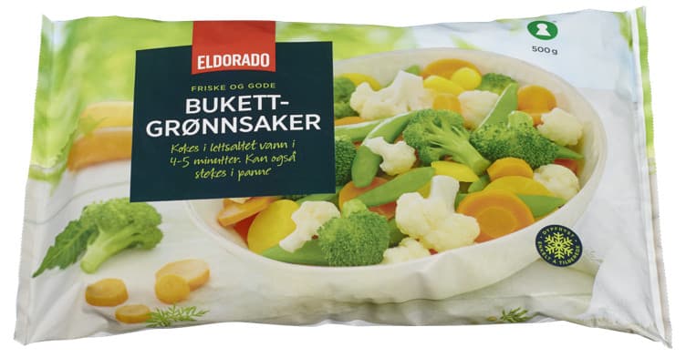 BUKETTGRØNNSAKER 500 g Eldorado
