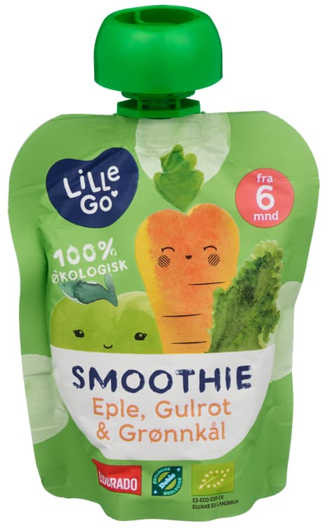 LILLEGO SMOOTHIE 90 g eple/gulrot/grønnkål