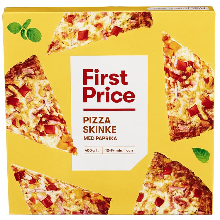 FIRST PRICE PIZZA SKINKE & OST 400 g