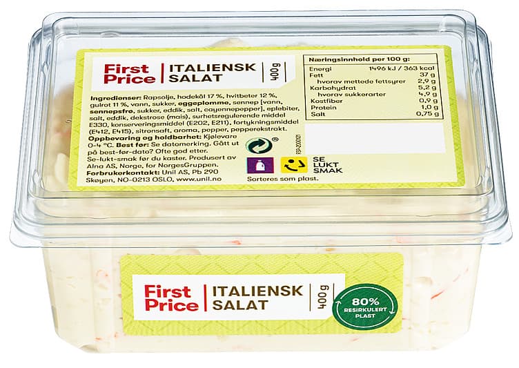 ITALIENSK SALAT 400g first price
