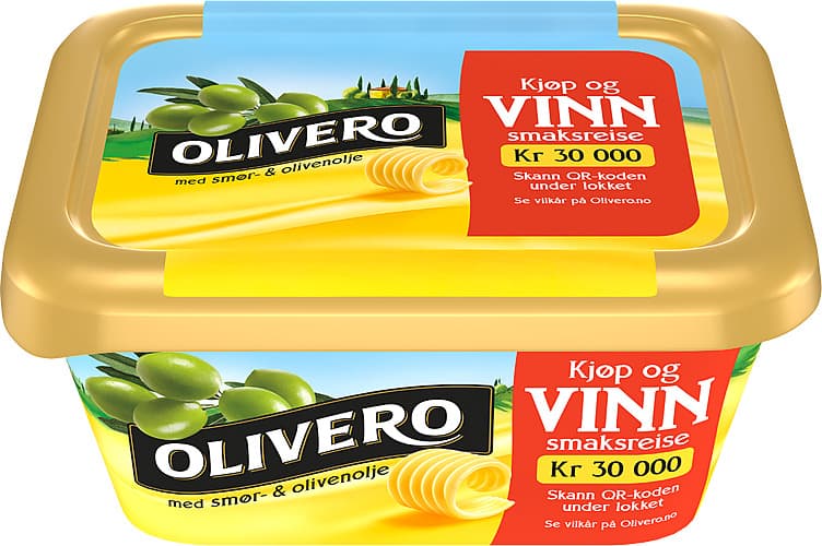 OLIVERO SMØR OG OLIVENOLJE 400 g