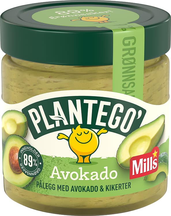 GRØNNSAKSPÅLEGG 165 g avokado plantego