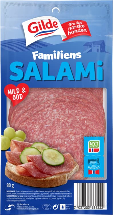 GILDE SALAMI FAMILIENS 80 g