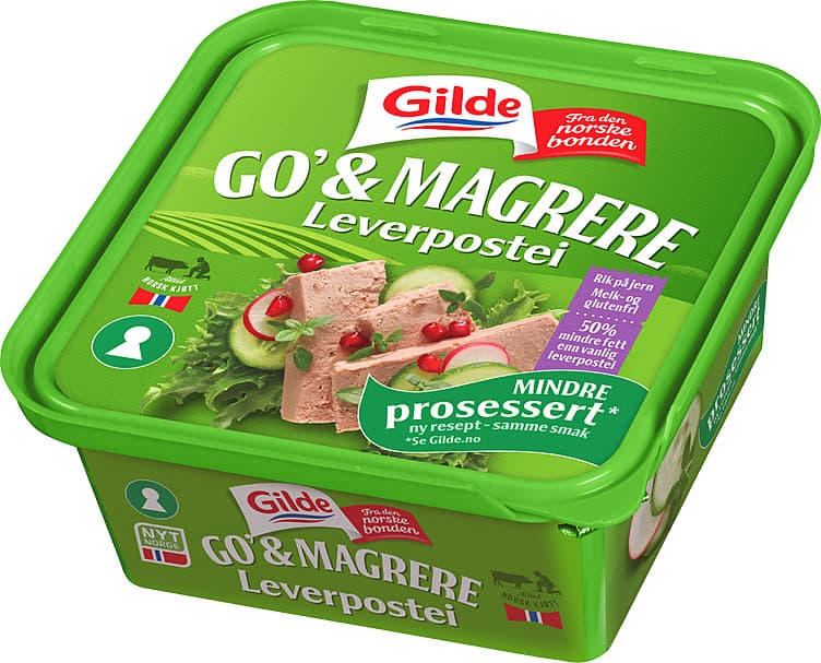 GILDE LEVERPOSTEI 150 g fersk go mager