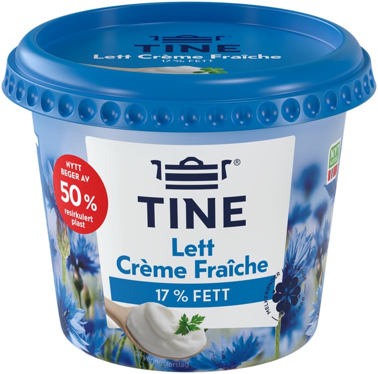 CREME FRAICHE LETT 300 g 18% Tine