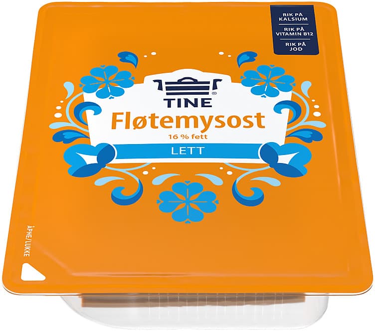 TINE FLØTEMYSOST 130 g lett skivet