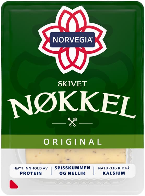 NORVEGIA NØKKELOST 150 g skivet