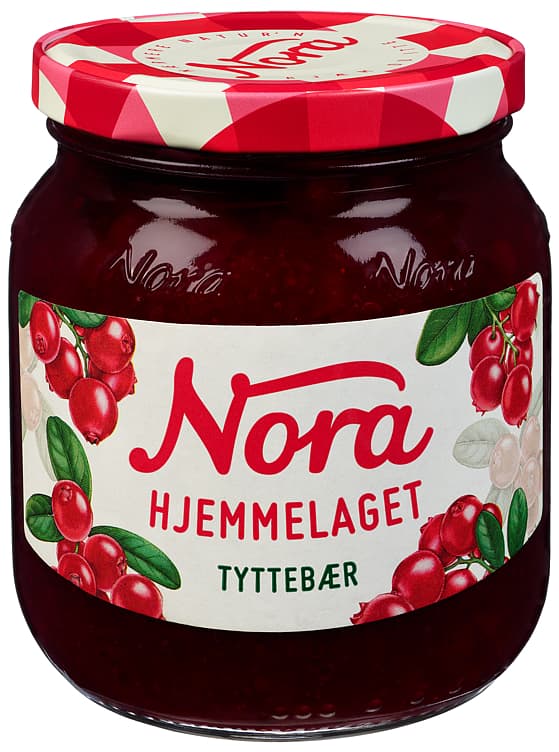 NORA TYTTEBÆRSYLTETØY 400 g hjemmelaget