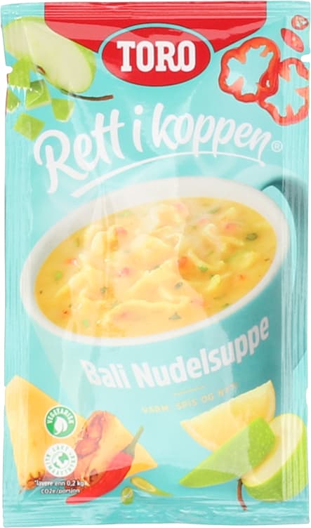 TORO BALI NUDELSUPPE 40 g rett i koppen