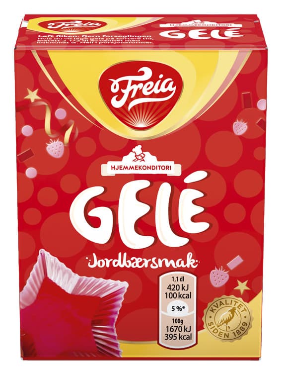 FREIA JORDBÆRGELE 125 g