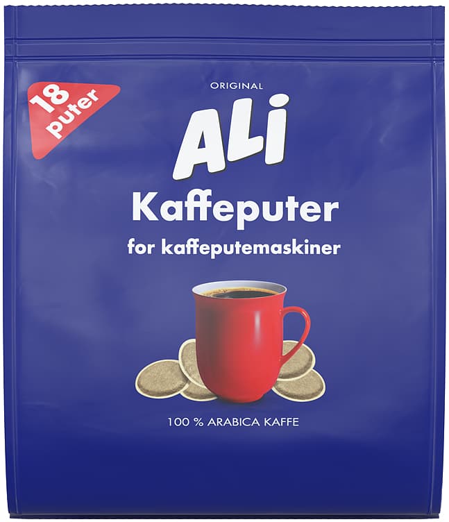 ALI ORIGINAL KAFFEPUTER 18 stk