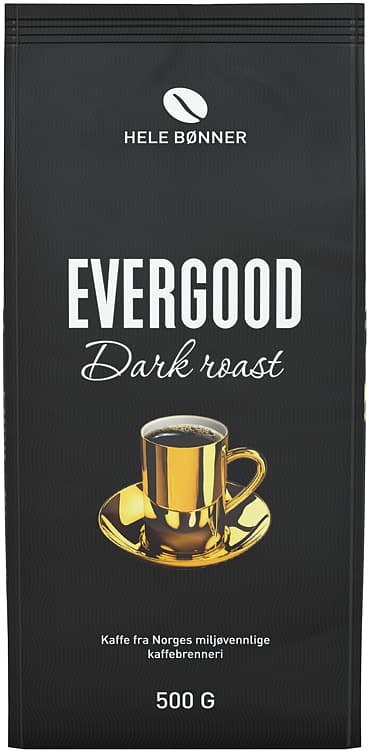 EVERGOOD DARK 500 g roast hele bønner