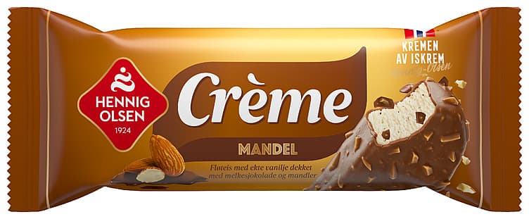 CRÈME MANDEL FLØTEIS 110 ml Hennig-Olsen