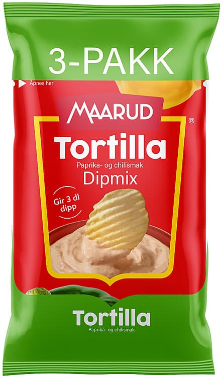 MAARUD TORTILLA DIP 3 x 22 g