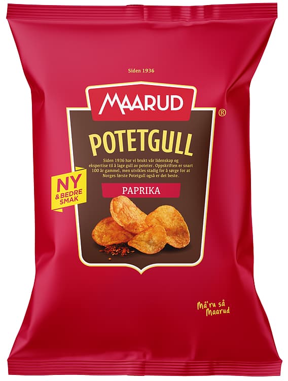 POTETGULL PAPRIKA 250 g maarud