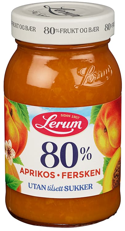 APRIKOS&FERSKEN 335 g u/sukker lerum
