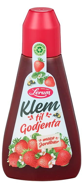 JORDBÆRSYLTETØY KLEM 410 g lerum