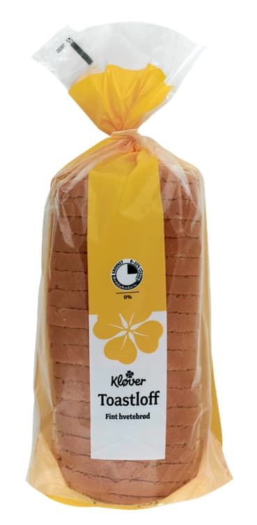 KLØVER TOASTLOFF 650 g skåret