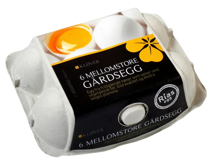 KLØVER GÅRDSEGG 6 pk mellomstore