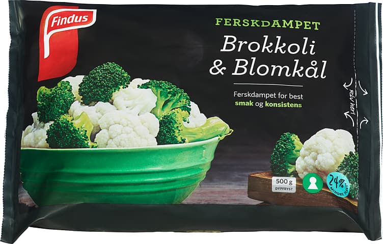 FINDUS BROKKOLI & BLOMKÅL 500 g