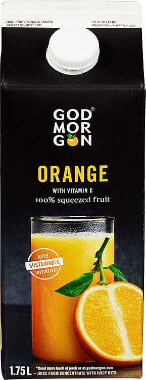 APPELSINJUICE M/FRUKTKJØTT 1.75 l God morgon